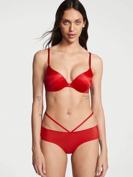Lipstick Red Cheeky So Obsessed Strappy Cheeky Panty (K43945) | €15.50