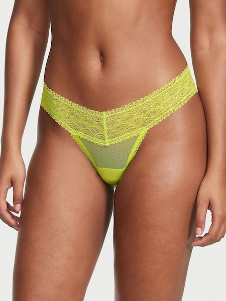 Limelight Green Arc Lace Thong Knickers (K44016) | €4.50