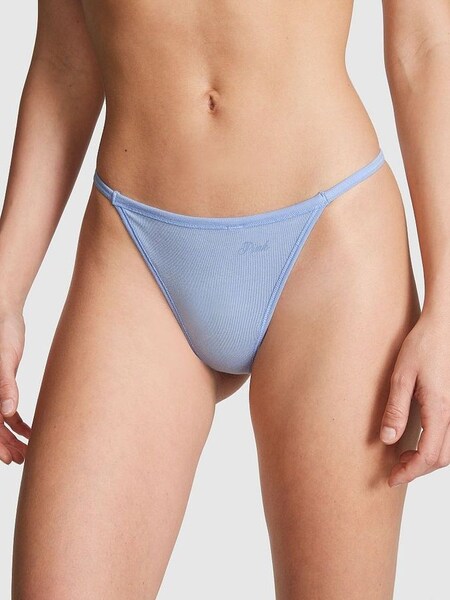 Harbor Blue Cotton G String Knickers (K45546) | €10.50
