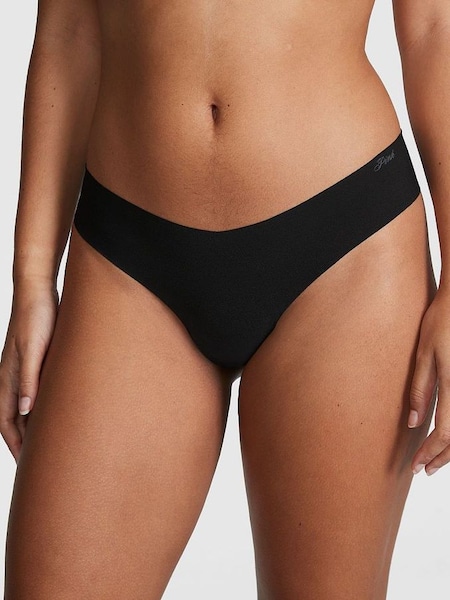 Pure Black No Show Thong Knickers (K45553) | €10.50