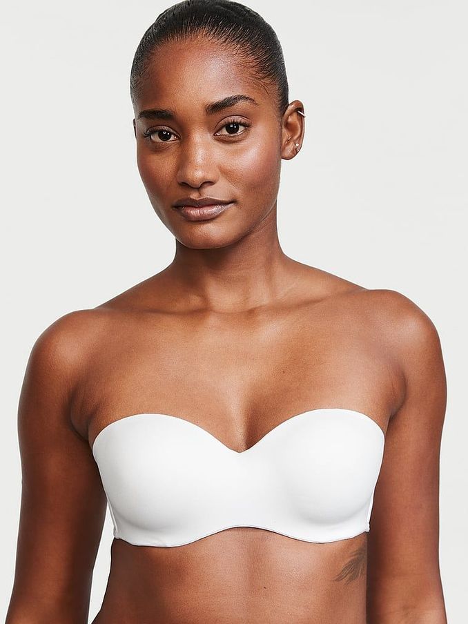 White strapless bralette hotsell