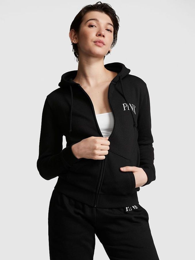Victoria secret black new arrivals hoodie