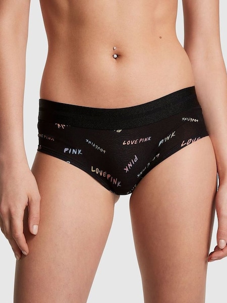 Pure Black Logo Hipster Knickers (K51346) | €10.50