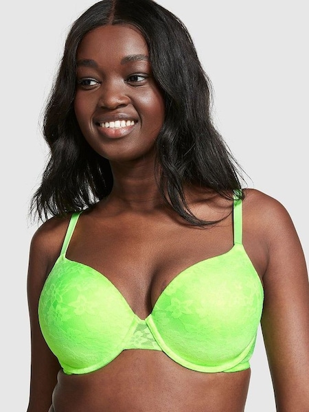 Lime Green Floral Lace Lightly Lined Bra (K53018) | €20.50 - €28.50