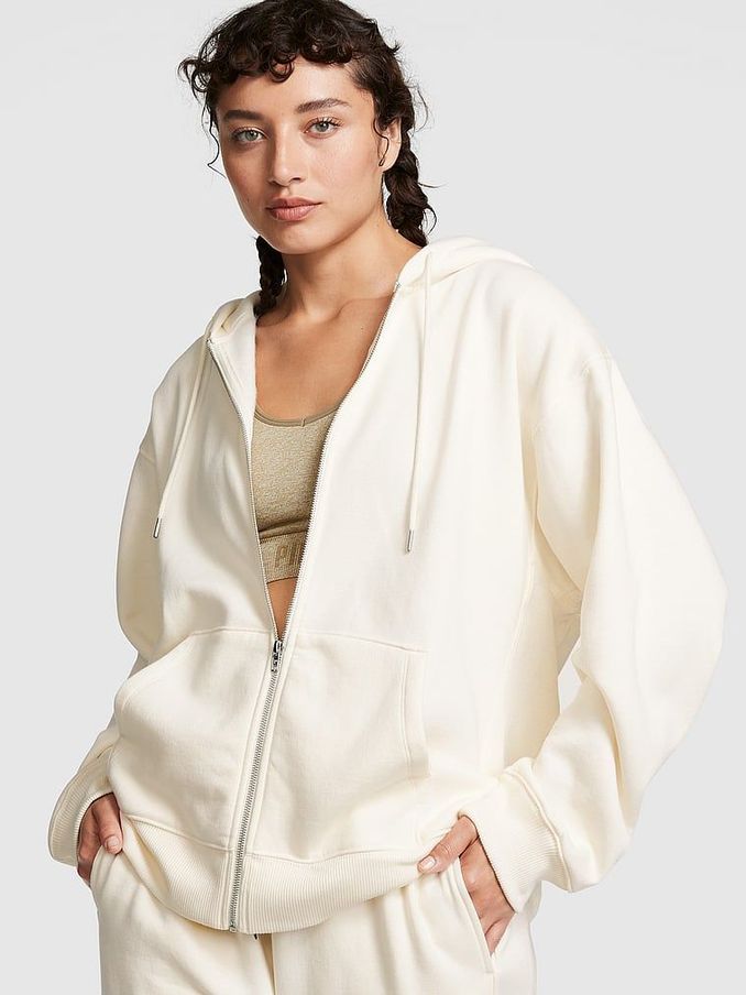 Victoria secret zip up hoodies shop