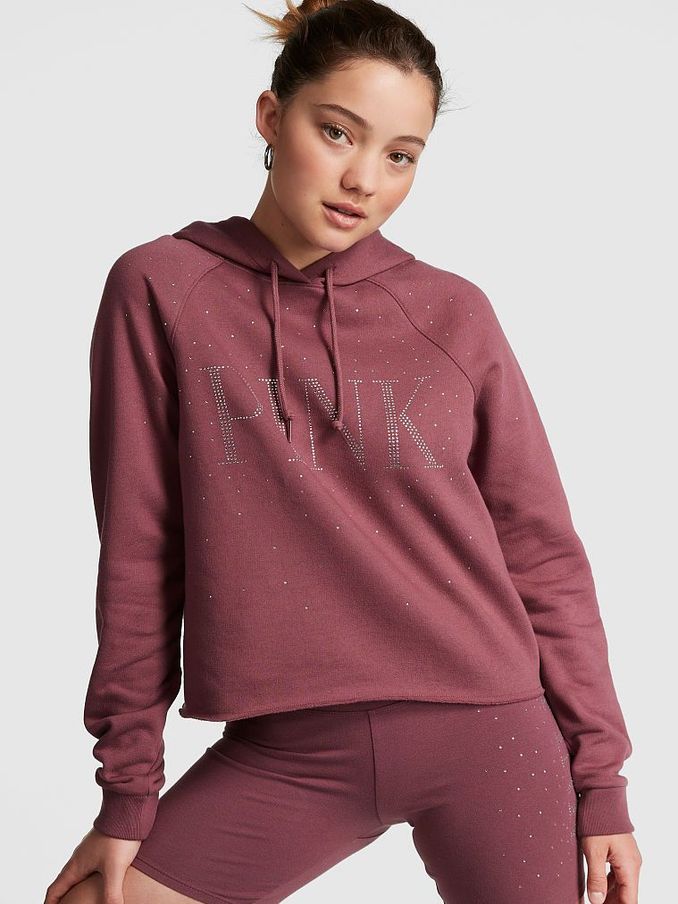 Pink on top sale hoodies