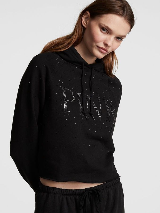 Hoodies Black Logo Loungewear Sportlounge Victoria s Secret Ireland