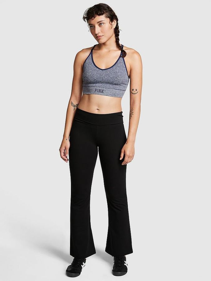 Victoria secret pink grey leggings on sale