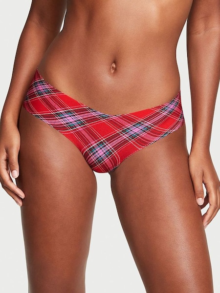 Lipstick Red Beautiful Tartan Smooth Hipster Knickers (K65237) | €10.50