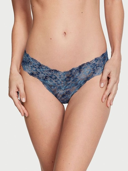 Country Blue Thong Lace Knickers (K67286) | €10.50