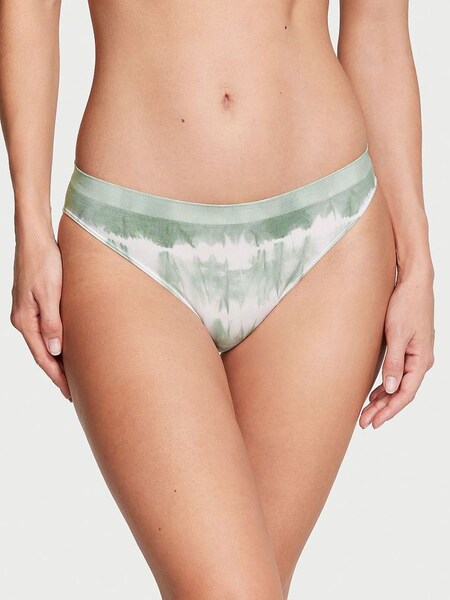 Seasalt Green Printed Seamless Bikini Knickers (K67640) | €10.50