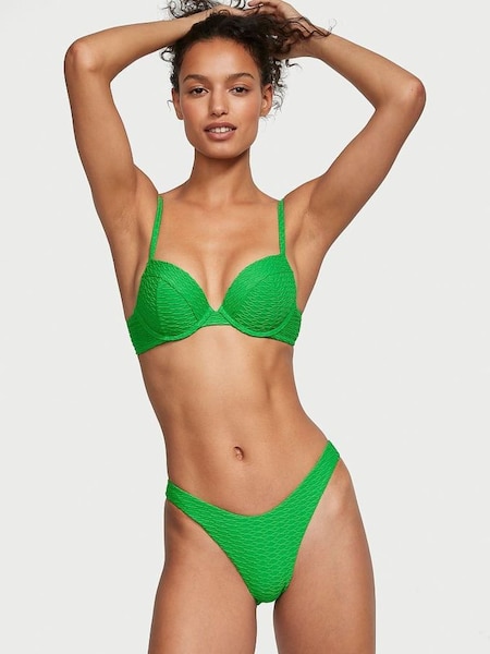 Green Fishnet Brazilian Swim Bikini Bottom (K68483) | €29