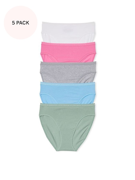 White/Pink/Grey/Blue/Green Brief Knickers Multipack (K68569) | €29