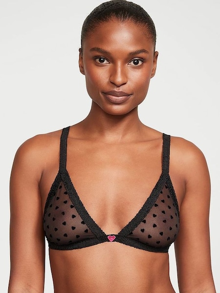 Black Heart Triangle Bra (K68717) | €25