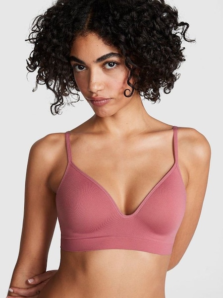 Soft Begonia Pink Seamless Bralette (K70312) | €40