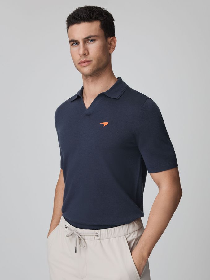 Men s MERINO WOOL Sale Poloshirts Reiss Germany