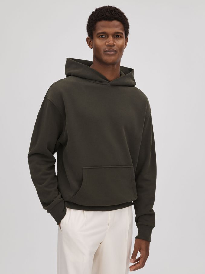 Mens Hooded Neck Sweatshirts Hoodies Reiss Ireland