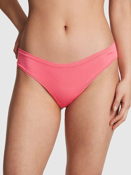 Crazy For Coral Pink Cheeky Cotton Knickers (K80619) | €10.50