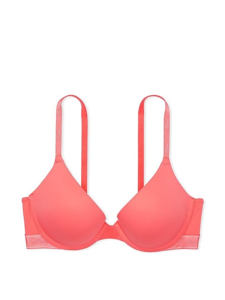 Crazy For Coral Pink Push Up Bra (K89084) | €33