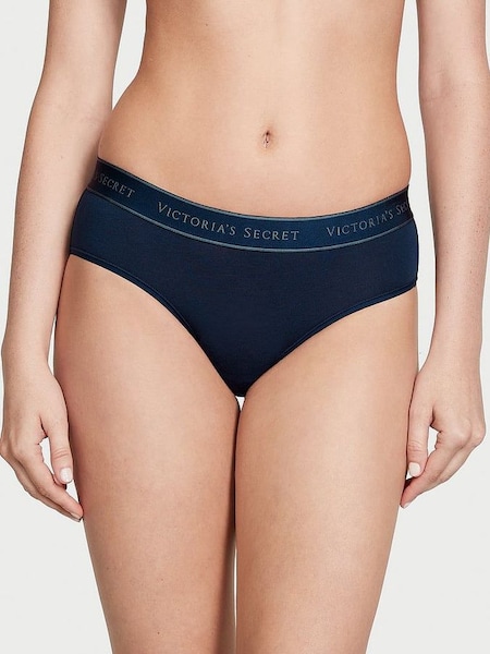 Noir Navy Blue Hipster Logo Knickers (K89108) | €10.50