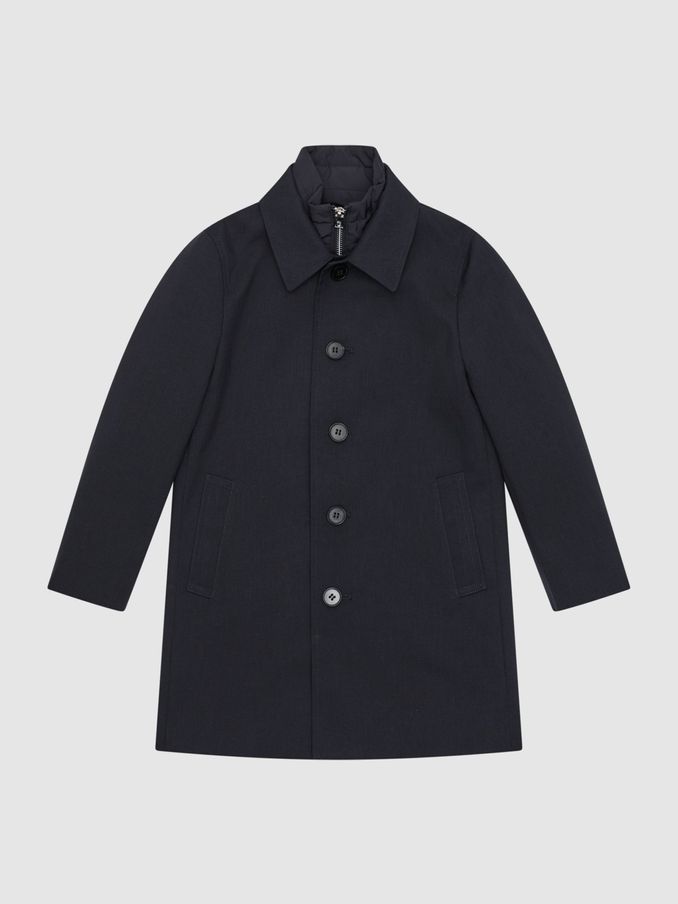Boys black shop wool coat