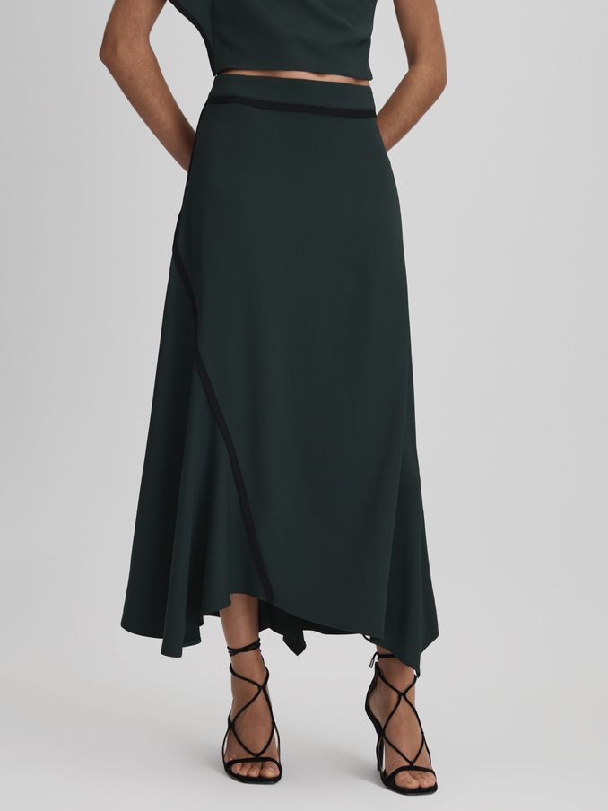 Mid length store womens skirts