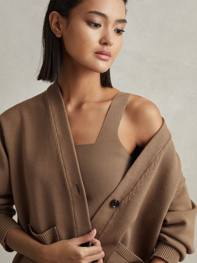 Cardigans for Women Woolen Cashmere Cotton Cardigans Reiss Australia