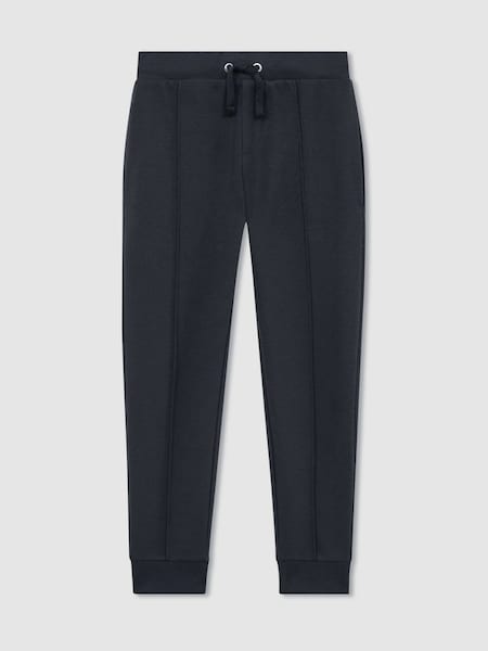 Pantalons de jogging décontractés à cordon de serrage pour ado, bleu marine (K97779) | 55 €