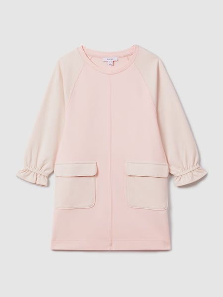 Teen Colourblock Jersey Dress in Pink (M46990) | $100