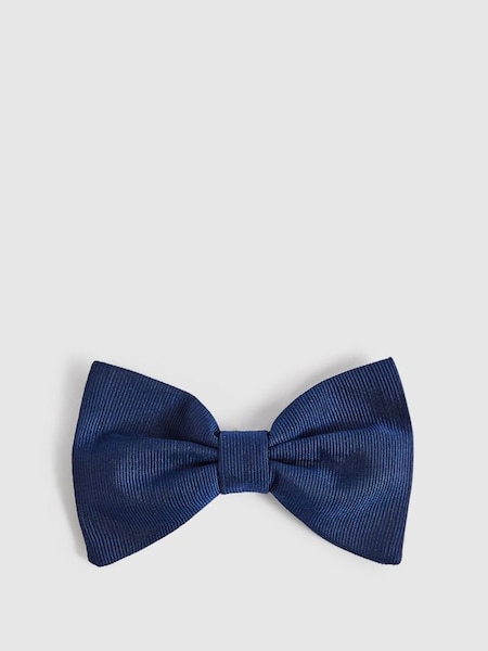 Silk Bow Tie in Navy (M68225) | $55