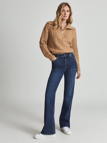 Relaxed Wide Leg Jeans in Dark Blue (M86580) | CHF 215