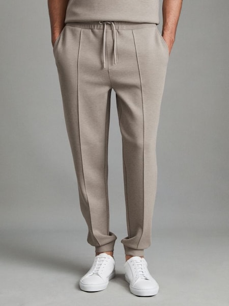 Interlock灰褐色平織抽繩慢跑運動褲 (N11625) | HK$1,480