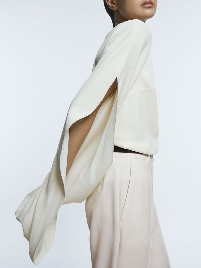 Women s Synthetic Sale Shirtsandblouses Reiss Australia