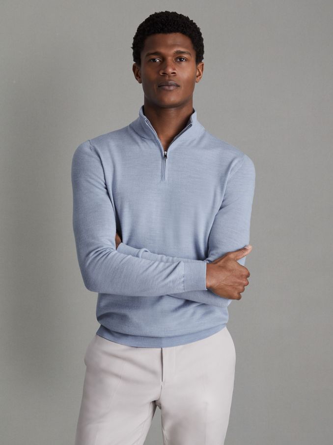Smart half zip jumper on sale