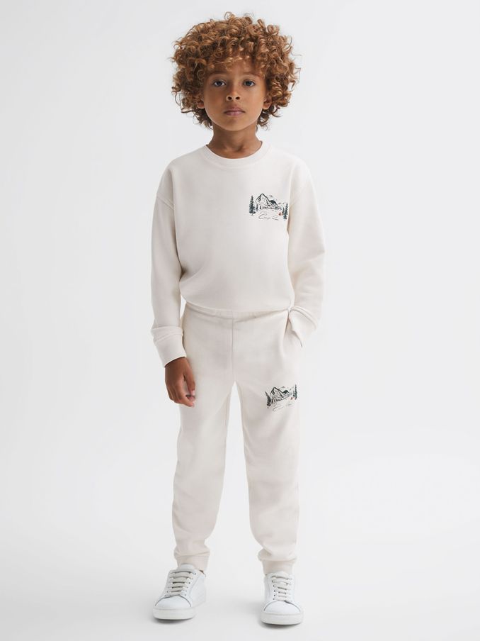 Boys cream sales joggers
