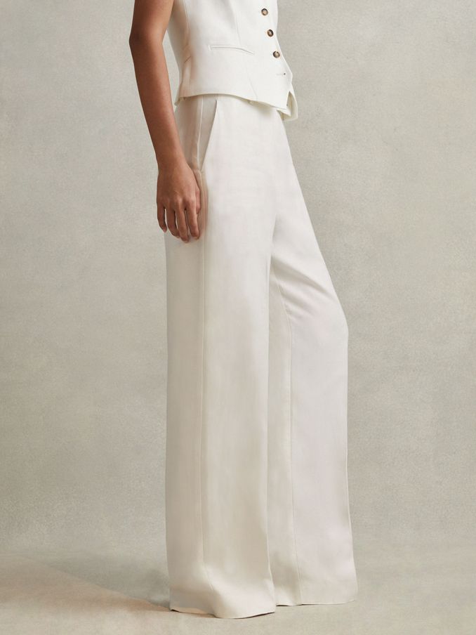 White wide leg sale pants australia