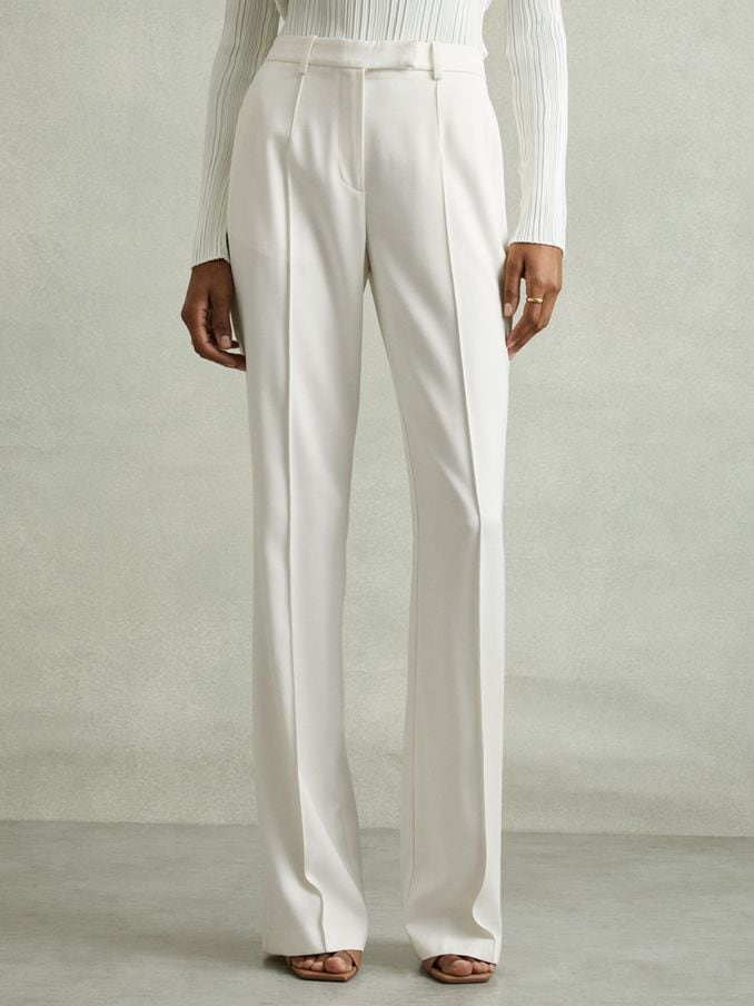 Cream dress trousers ladies shop