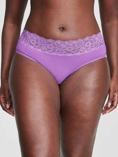 Purple Paradise Lace Waist Hipster Knickers (N73043) | €10.50