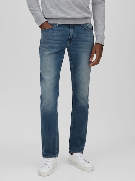 Paige Slim Fit Stretch Jeans in Hernandez Blue (N74259) | $480