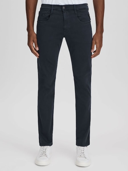 Replay - Blauwe slim-fit geverfde jeans (N74792) | € 230