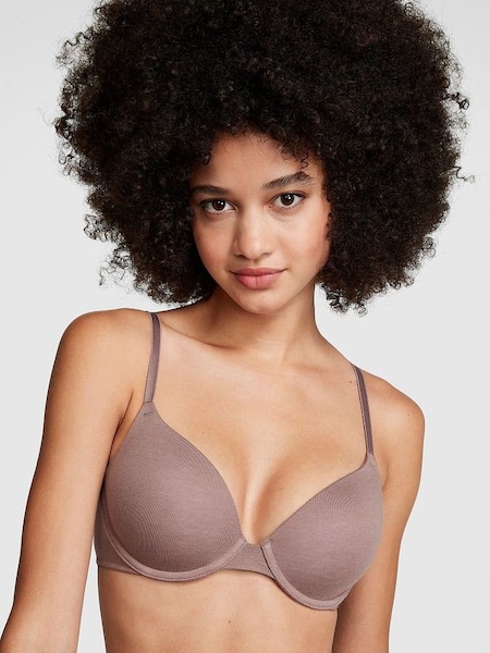 Iced Coffee Brown Lightly Lined Cotton Bra (P22487) | €33