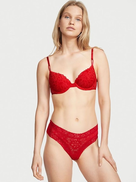 Lipstick Red Cheeky Lace Knickers (P22867) | €10.50