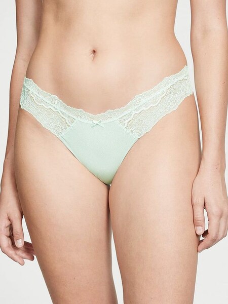 Misty Jade Foil Green Thong Knickers (P30019) | €15.50