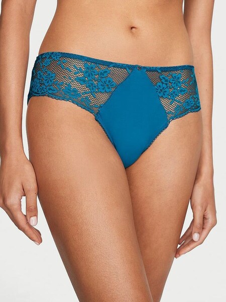 Blue Sapphire Lace Hipster Knickers (P53286) | €15.50