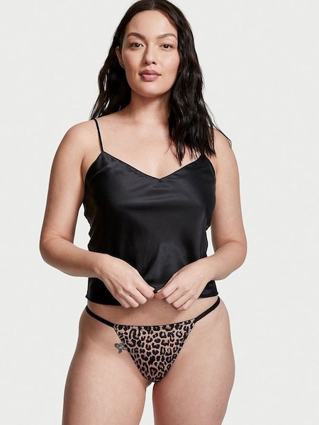 Classic Brown Leopard Smooth G String Panty (P59297) | €7
