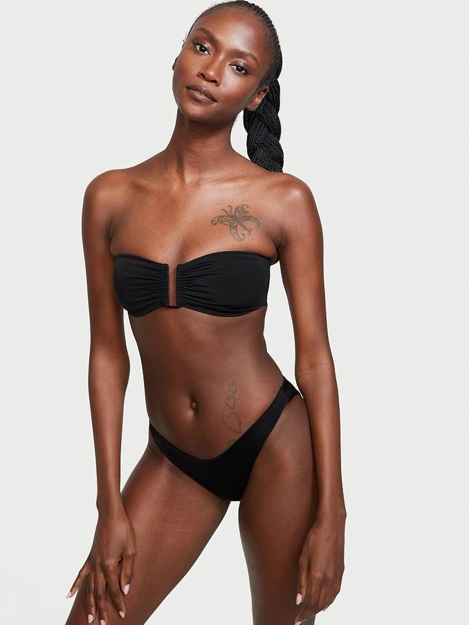 Black strapless bikinis hot sale