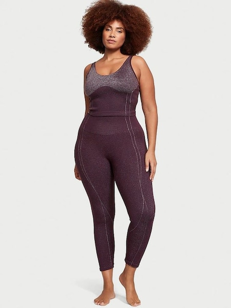 Winter Wine Purple Seamless Legging (P61133) | €40