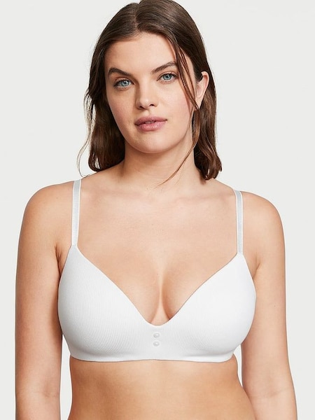 Pure White Non Wired Lightly Lined Bra (P62319) | €40