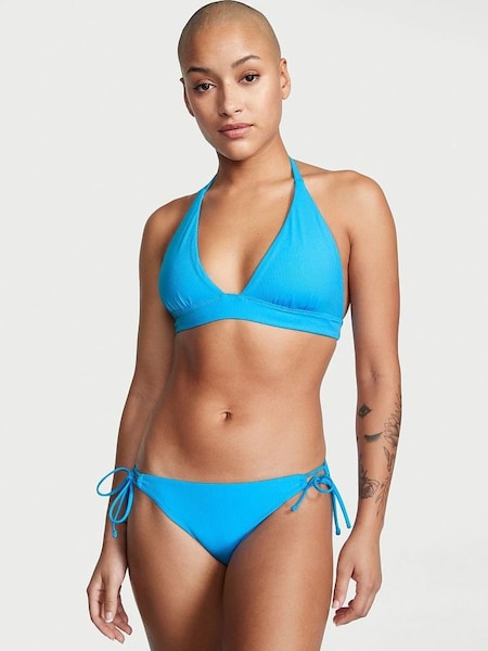 Capri Blue Halter Swim Bikini Top (P69326) | €22
