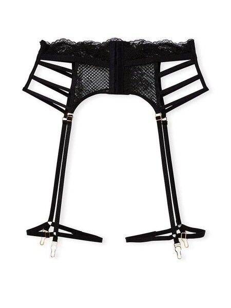 Black Fishnet Suspenders (P69331) | €40